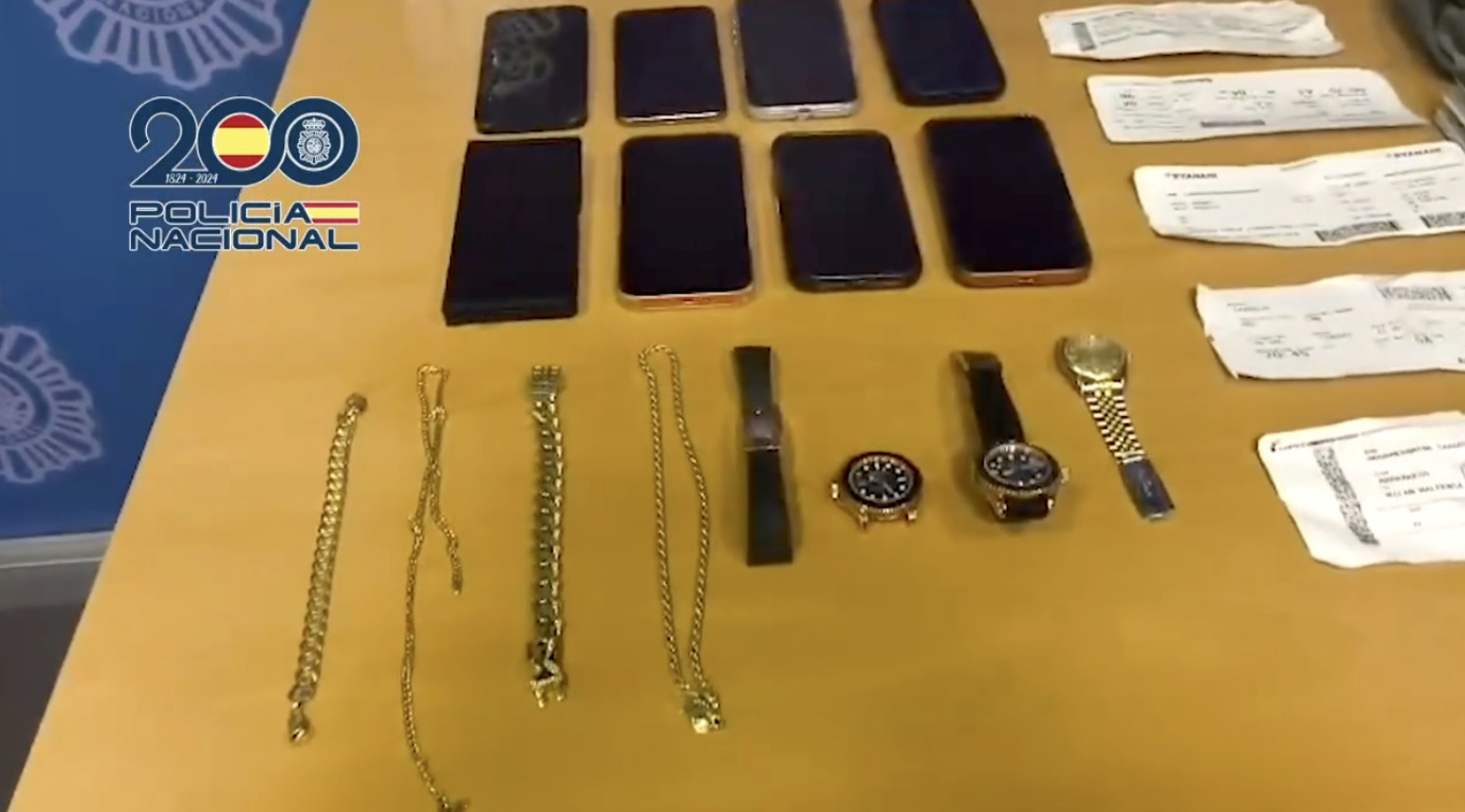 Five arrested in Calpe for stealing high-end watches in Madrid, Puerto ...