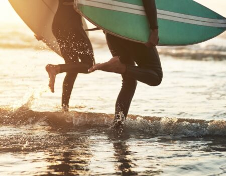 We find freedom in the raging waters.